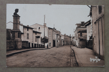 Ansichtskarte AK Mauze sur les Mignon 1930er Jahre Straße Häuser Architektur Ortsansicht Frankreich France 79 Deux Sevres